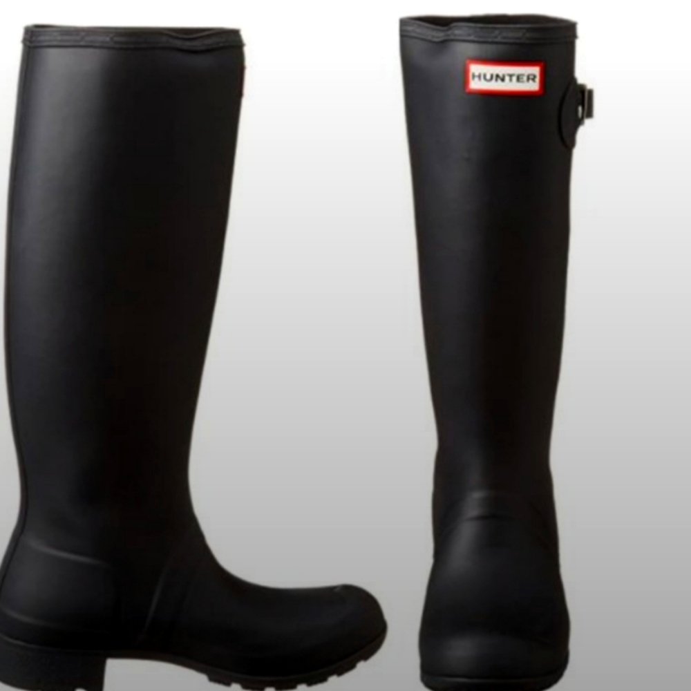 Hunter Women's Original Tour Packable Rain Knee High Boots SZ 10 NEW